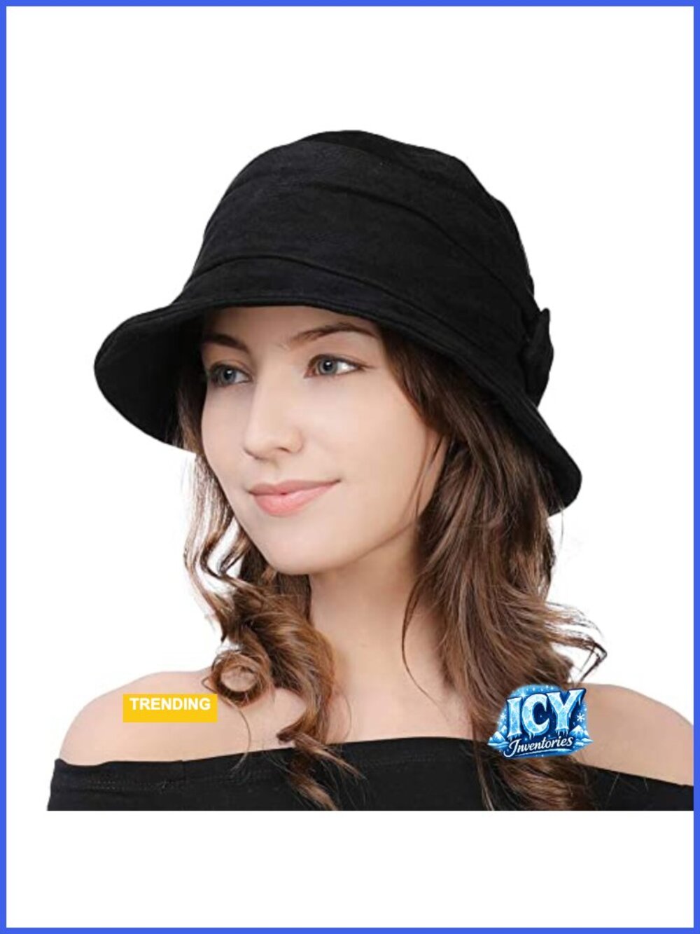 Vintage 1920s Cloche Bucket Hat Packable Floppy Winter Party Hat